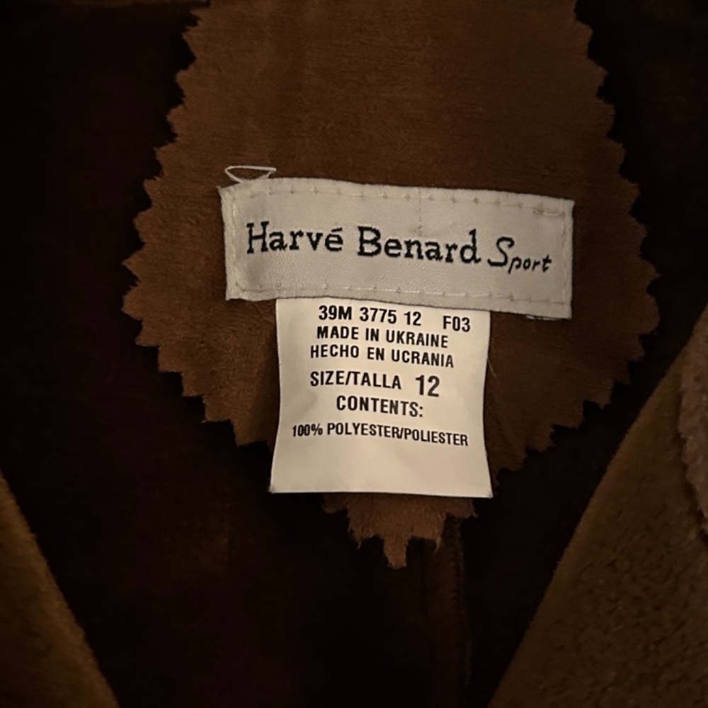 Faux Suede Brown Jacket, Size 12, New without tags - Picture 8 of 8